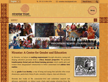 Tablet Screenshot of nirantar.net